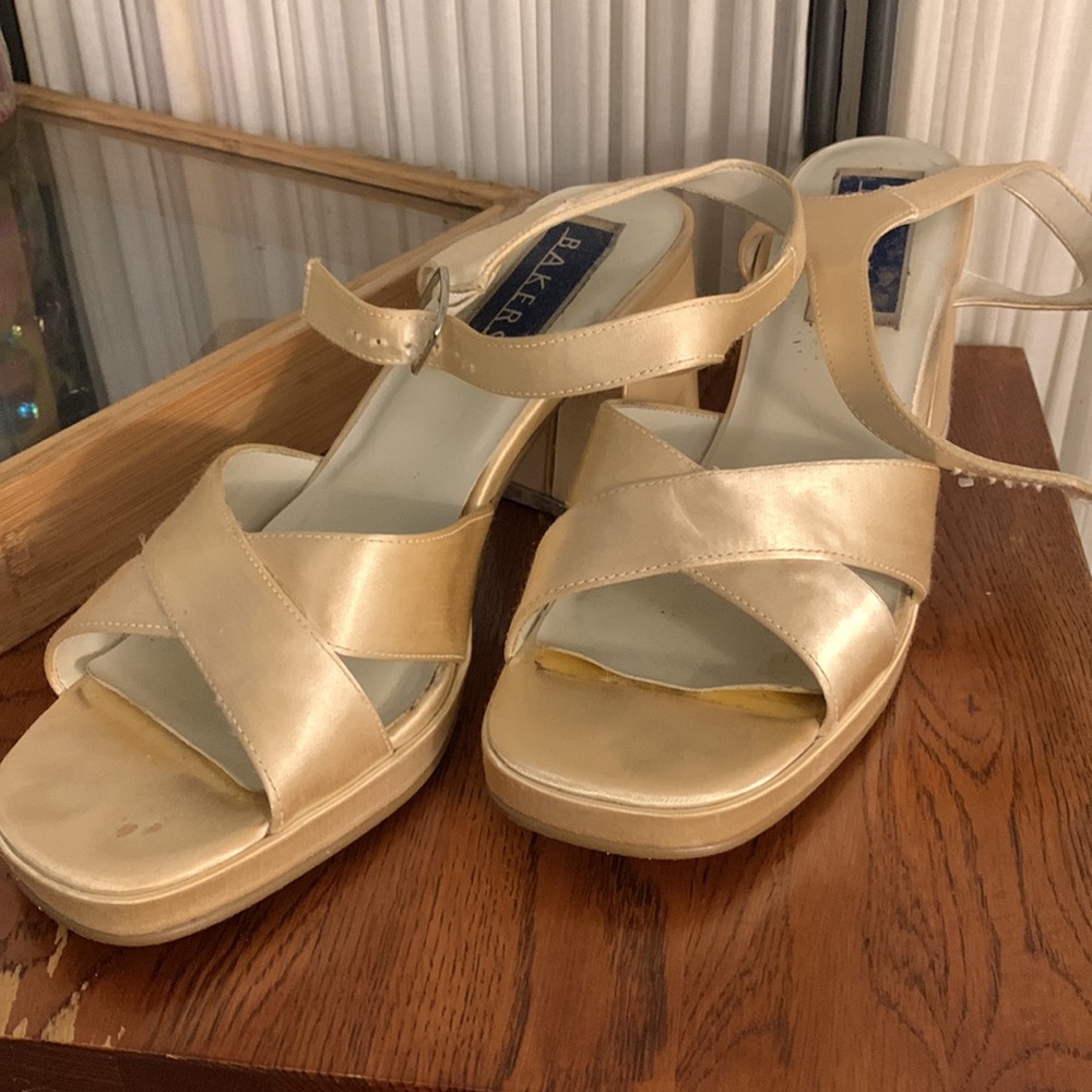 Satin Strappy 3” Platform Heels / $10 BUNDLE ITEM